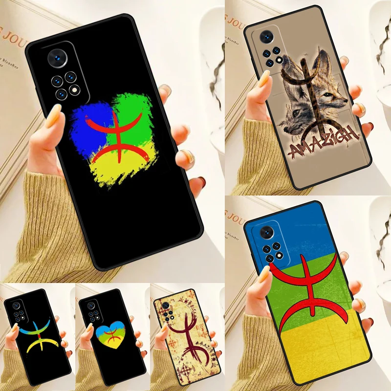 Amazigh Flag Case For Samsung Galaxy S24 Plus S23 S20 S21FE Lite S22 Ultra Note 20 S8 S9 S10 Phone Coque