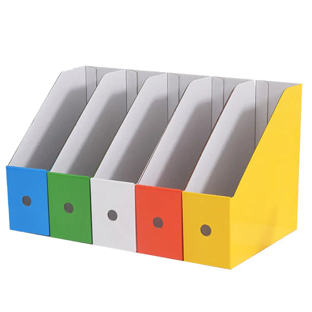 

Colorful Document Trays File Stand Desktop Storage Rack Organizer Paper Record Holder Student Office Supplies Modern Practical