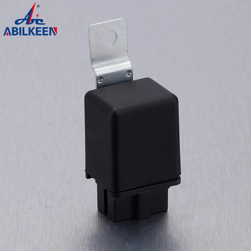 ABILKEEN 12V/24V 40A Automotive Air-Conditioner Relay with 4Pin Terminal Iron Hand/Plastic Hand Electric Relay For Car Boat RV