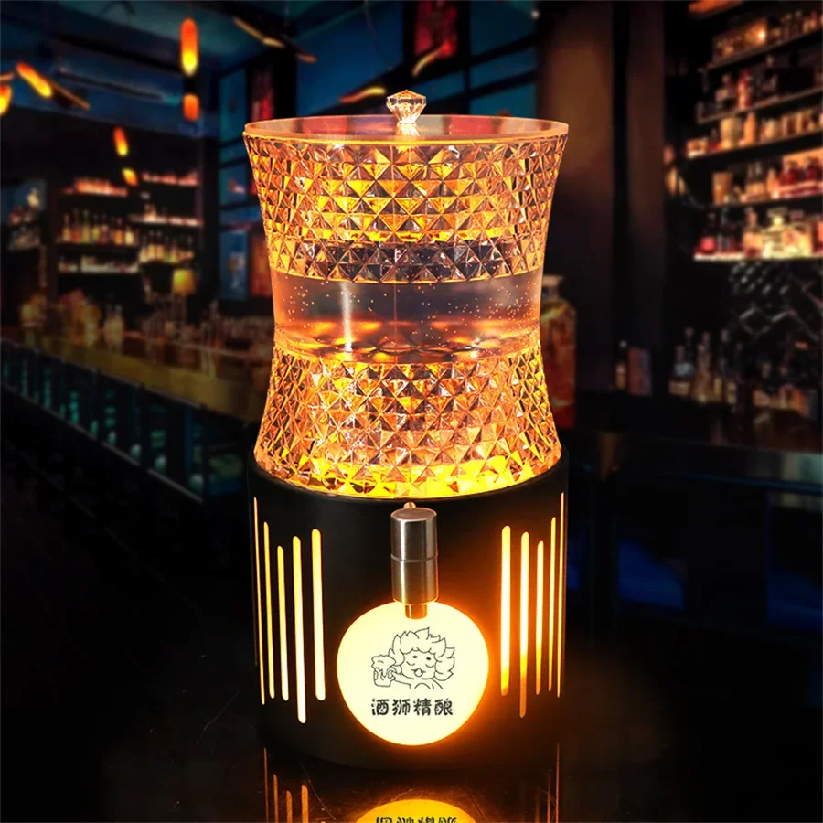 LED Glowing Beer Tower Dispenser Drink Tower Beverage Dispenser 3L 4L Bar Nightclub beer dispenser Champagne Wine Ice Bucket