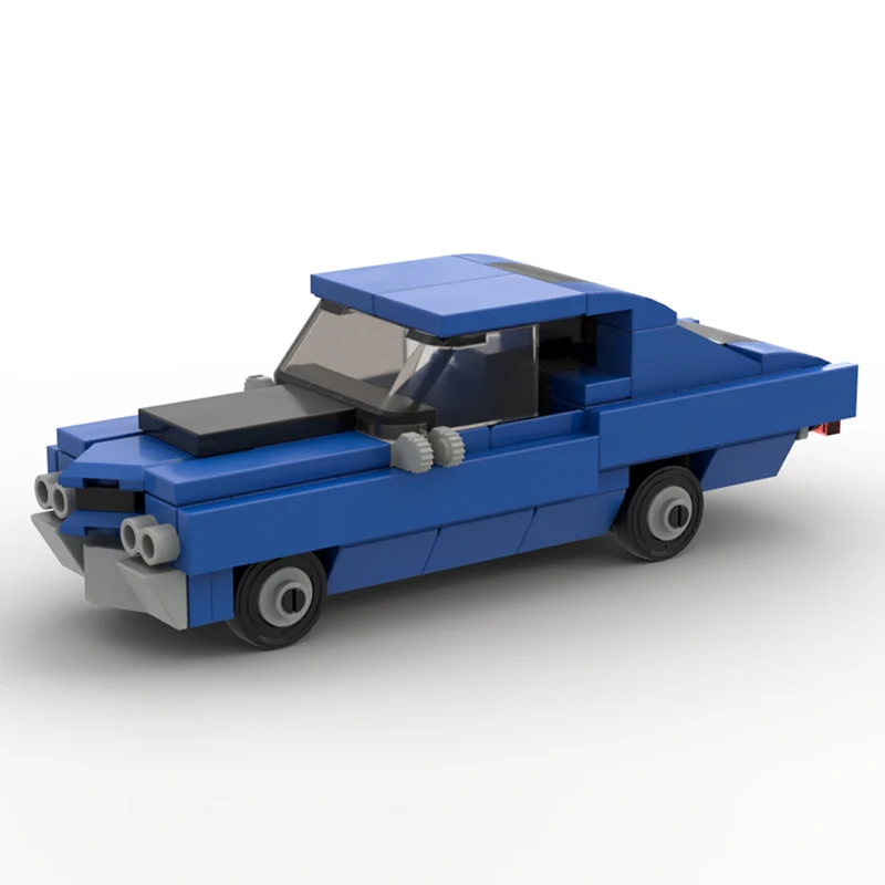 スピードハイパーカーモデル MOC ビルディングブリック SS アメリカンマッスルカーモジュラーテクノロジーギフトホリデー組み立てる子供のおもちゃスーツ