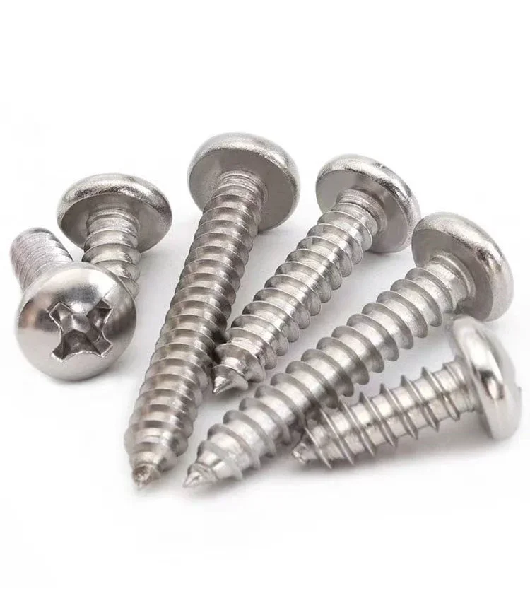 304 Stainless Steel Pan Head Self Tapping Screws