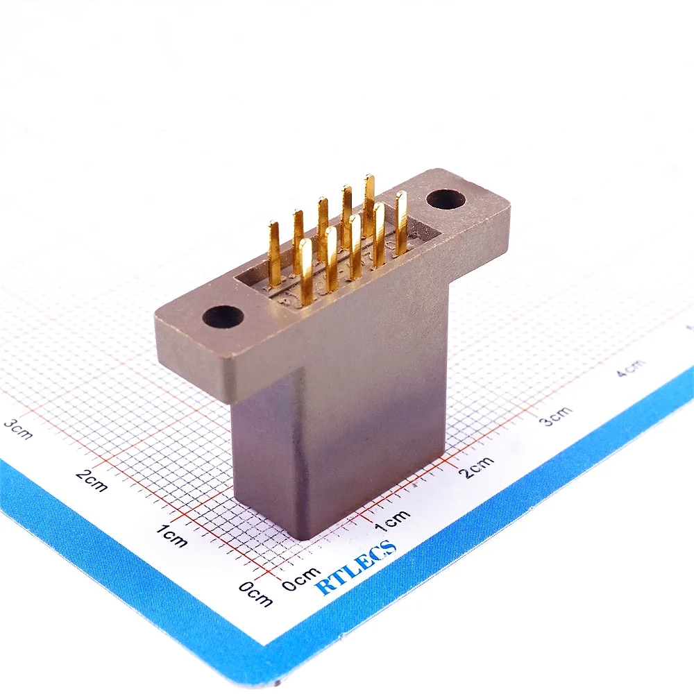 20pcs Burn In Socket 2.54 mm Pitch 5 Pin Gold plating Test connector for TO-220 Transistor Integrated Circuit Through Holes PCB