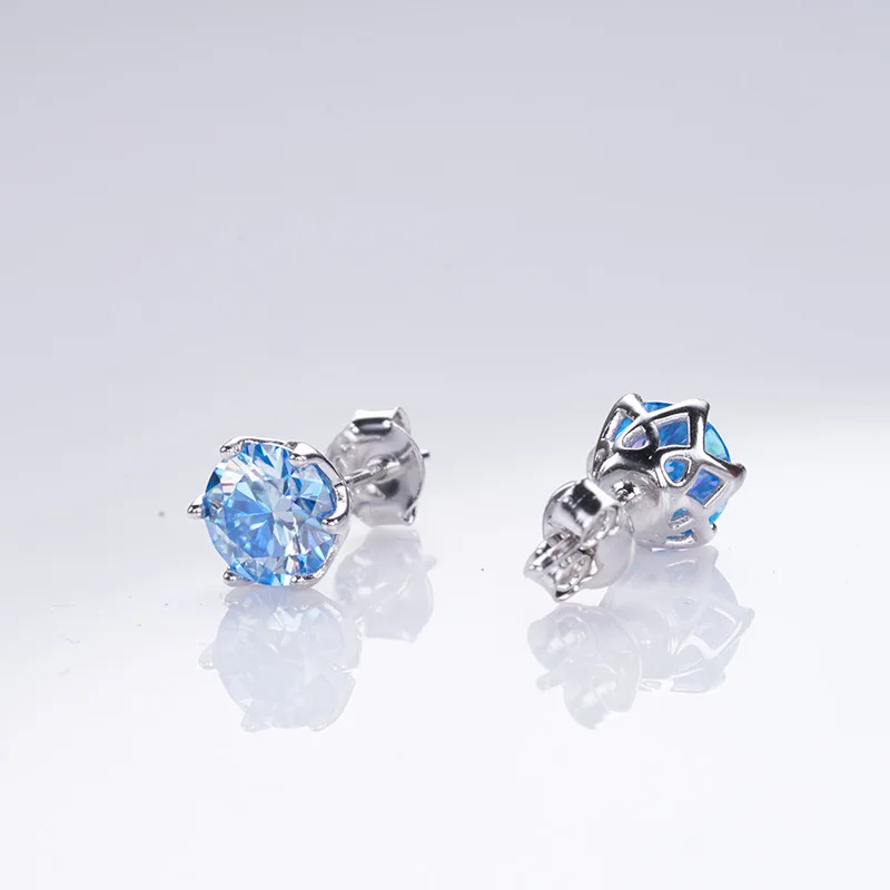 Butterflykiss Echte 1 CT D-Farbe Moissanit-Ohrstecker für Damen, Top-Qualität, 925er Sterlingsilber, funkelnder Hochzeitsschmuck – Detail 13