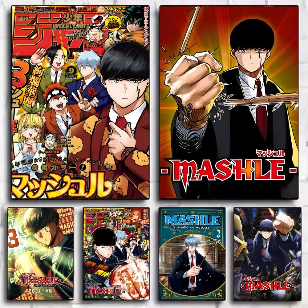 Anime M-Mashle Magic and Muscles Poster Wall art print art suitable for living room bedroom bar parlor home decoration gift