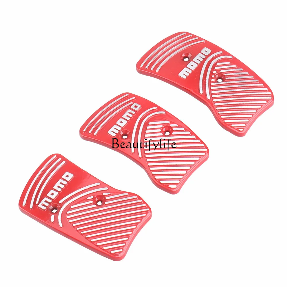 

*Car modification foot pedal manual transmission universal anti-skid accelerator brake clutch aluminum alloy pedal punching