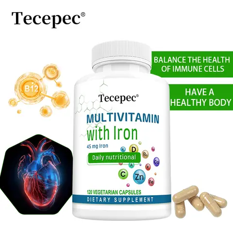 Multivitamin Supplements, Containing Minerals Such As Iron, Zinc, and Calcium, Support Overall Health and Supplement Nutrition