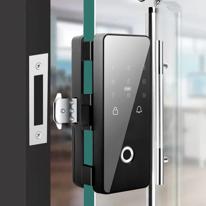 Código inteligente Door Lock com impressão digital, fechadura automática da porta, Keyless, WiFi, Blue Tooth