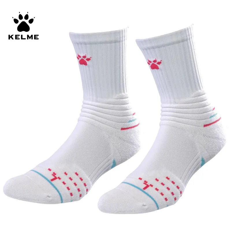 

Kelme Basketball Socks Towel Bottom Men's Long Sleeve Breathable Anti Slipsweat-absorbing, And Shock Absorbing Adult Sports Sock