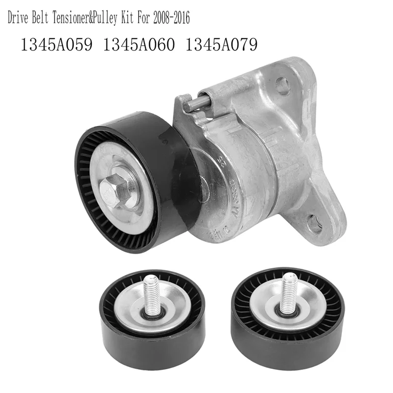 

A20K-Drive Belt Tensioner Kit Tensioner Pulley Transmission Tensioner For Dodge 1345A059 1345A060 1345A079 Transmission Belt Pul