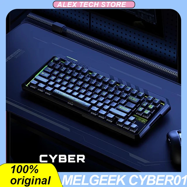 Melgeek Cyber01 mechanische Tastatur Cyber 01 Magnetsc halter RGB 