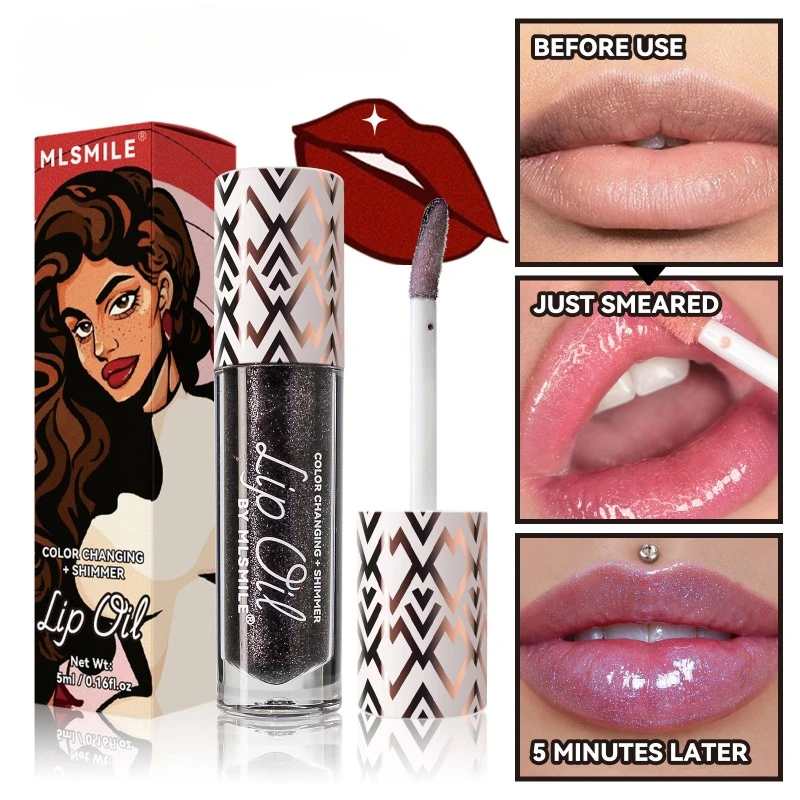 Feuchtigkeit spendende Perle Lip gloss Make-up dauerhafte Spiegel Glitter flüssige Lippenstift wasserdichte Diamant funkelnde Lippen öl Frauen Kosmetik