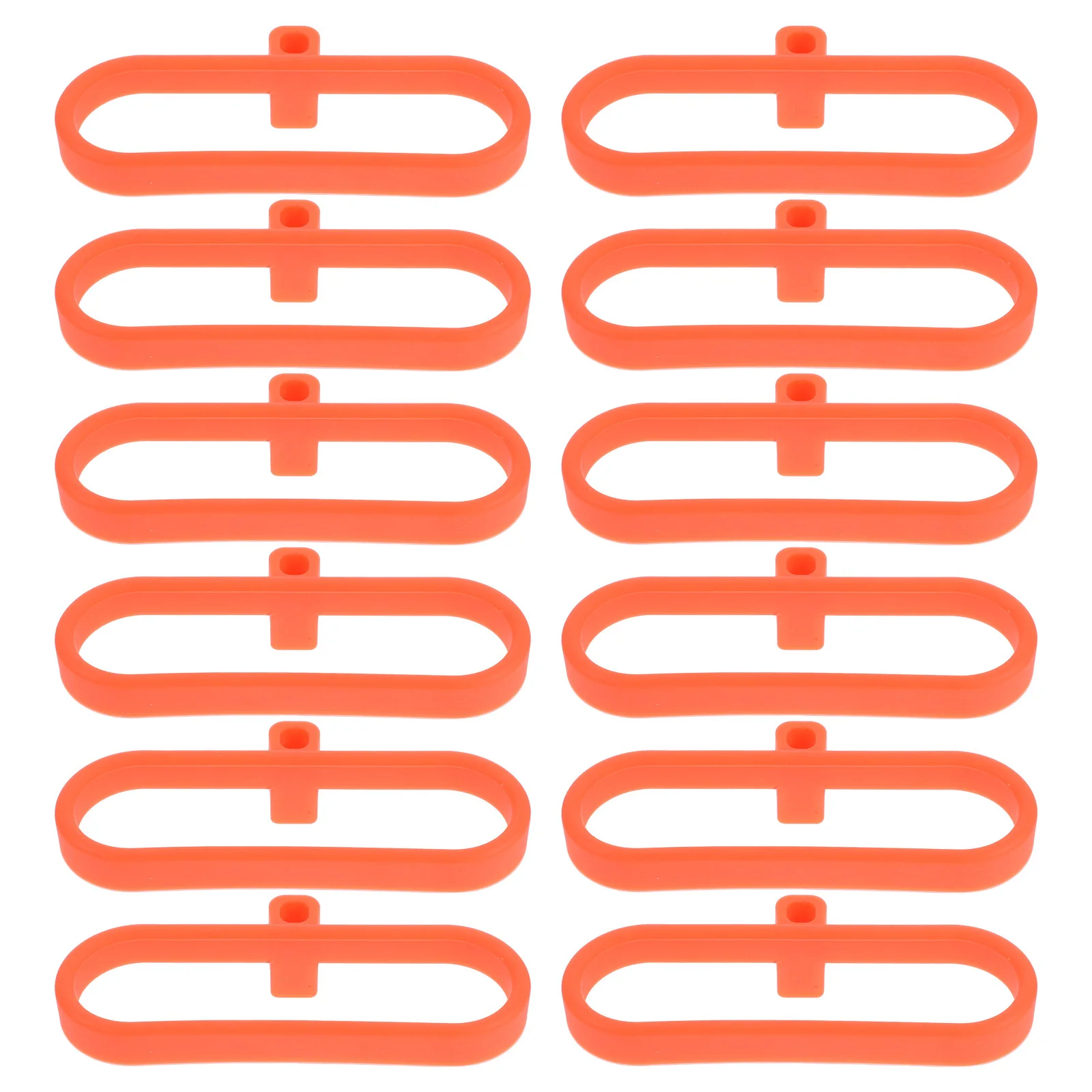 Soporte para cuchara de silicona, accesorio para tarro, contenedor hermético antideslizante, accesorios, organizador de almacenamiento de utensilios de cocina, 12 Uds.