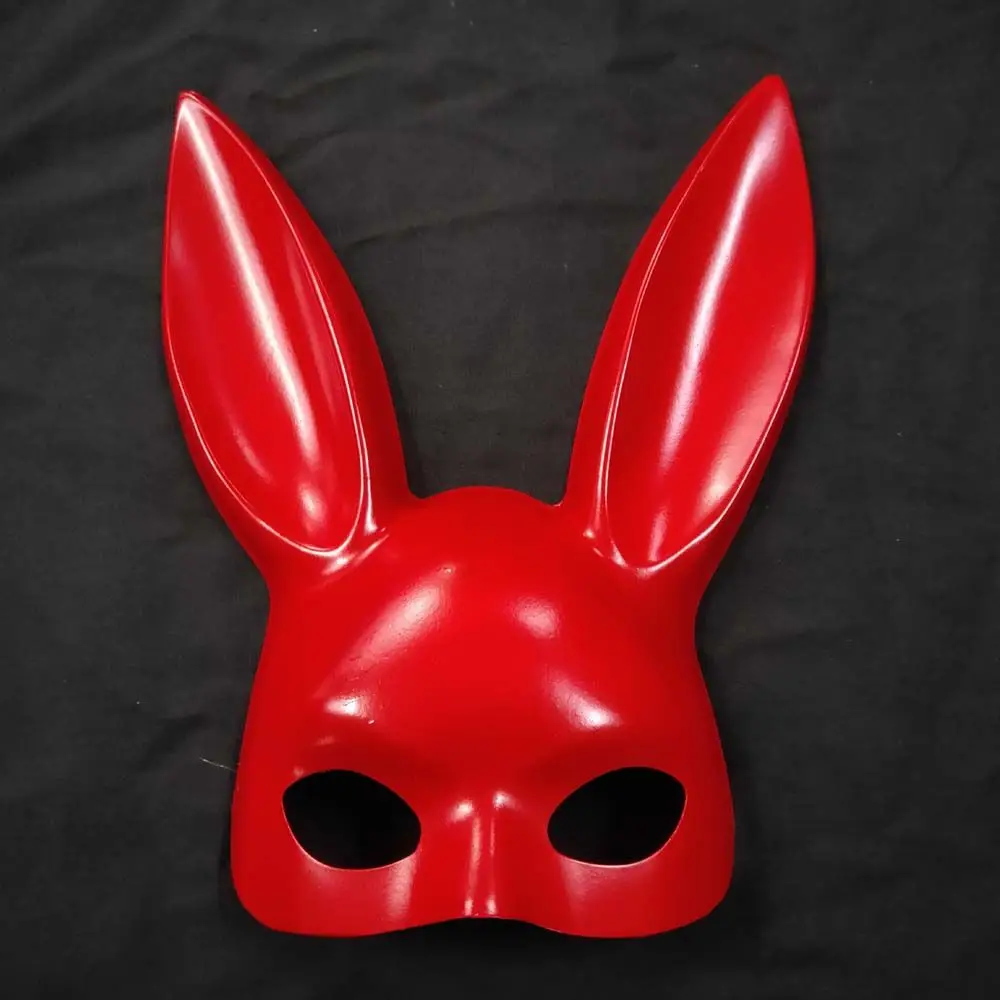 

Nightclub Decoration Party accessories Gifts Halloween Mask Women Half Mask Bunny Mask Rabbit Ears Mask