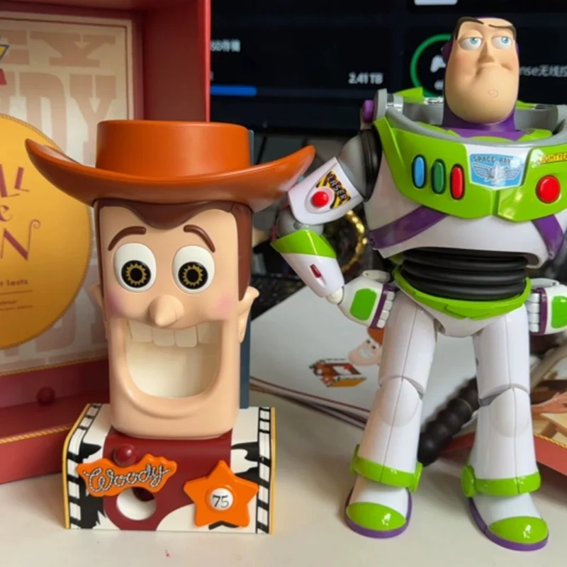 New Woody Big Teeth Assembly Building Block Model Ball Toss Board