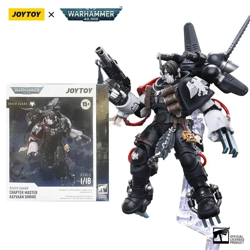 

JOYTOY 1/18 Action Figure Raven Guard Chapter Master Kayvaan Shrike Anime Collection Military Model in Stock