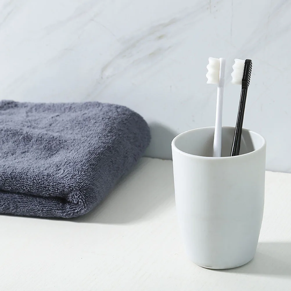 

4Pcs Ultra Fine Soft Bristle Toothbrushes Premium Durable Easy Hold Handle Home Travel Use Oral Care Tool Soft Toothbrushes