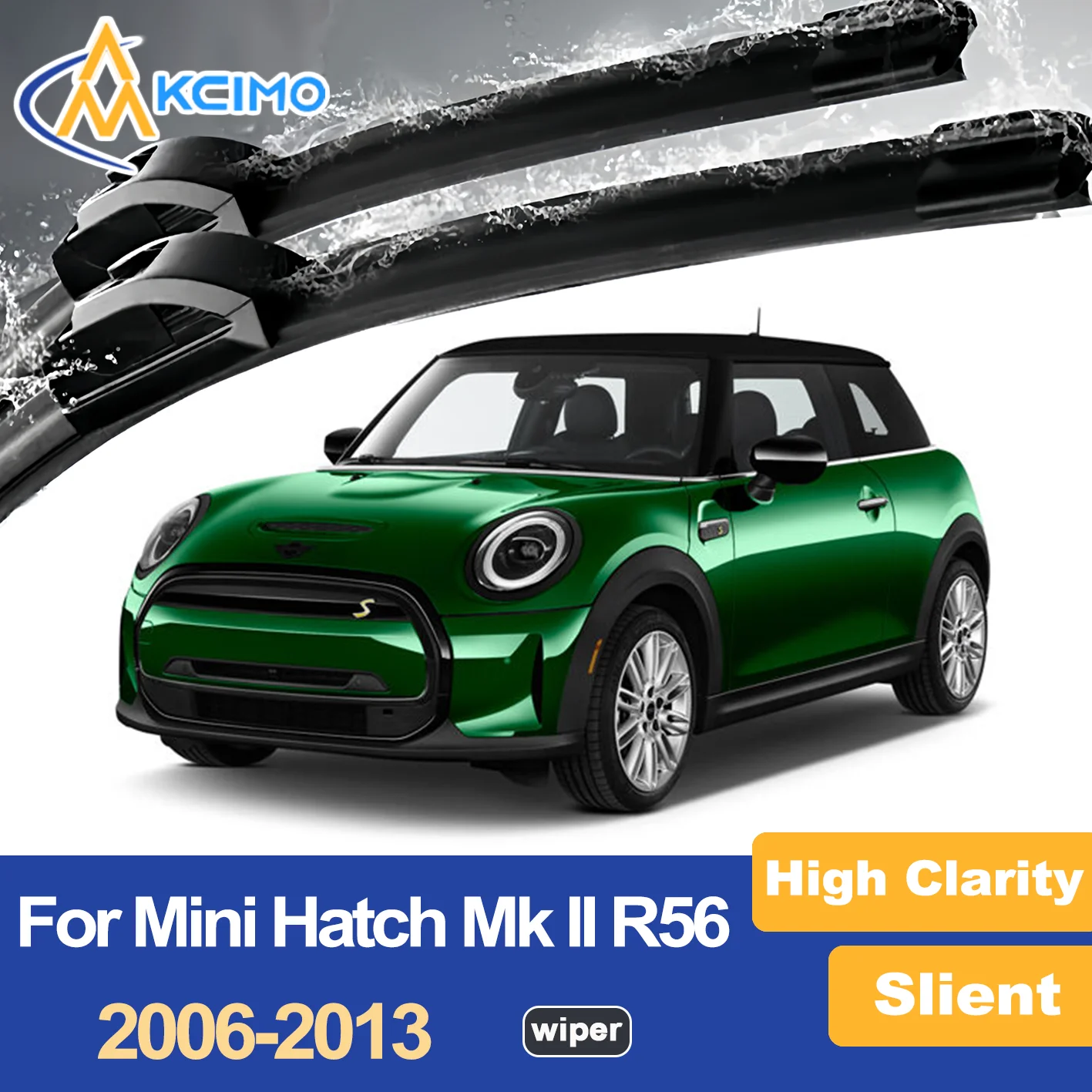 

Precision Fit Wiper Set for Mini Hatch Mk II R56 2006-2013 Mini Hardtop range Easy Install Clear Vision