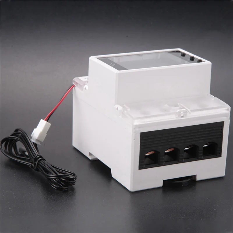 1 Pcs AT4PTW WIFI Tuya Din Rail Digital Thermostat Incubator With Timer Switch AC220V 100A For Heating