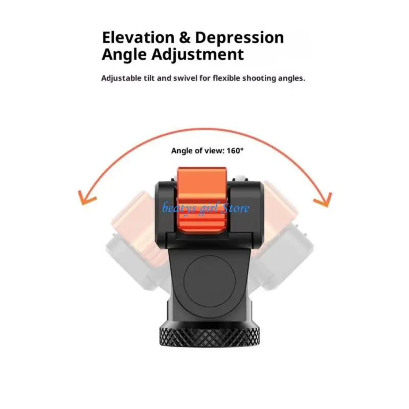 حامل تثبيت سريع التحرير للكاميرا C7AB مع نظام قفل مغناطيسي لتوافق الكاميرا Action 5Pro/4/3 والحامل ثلاثي القوائم