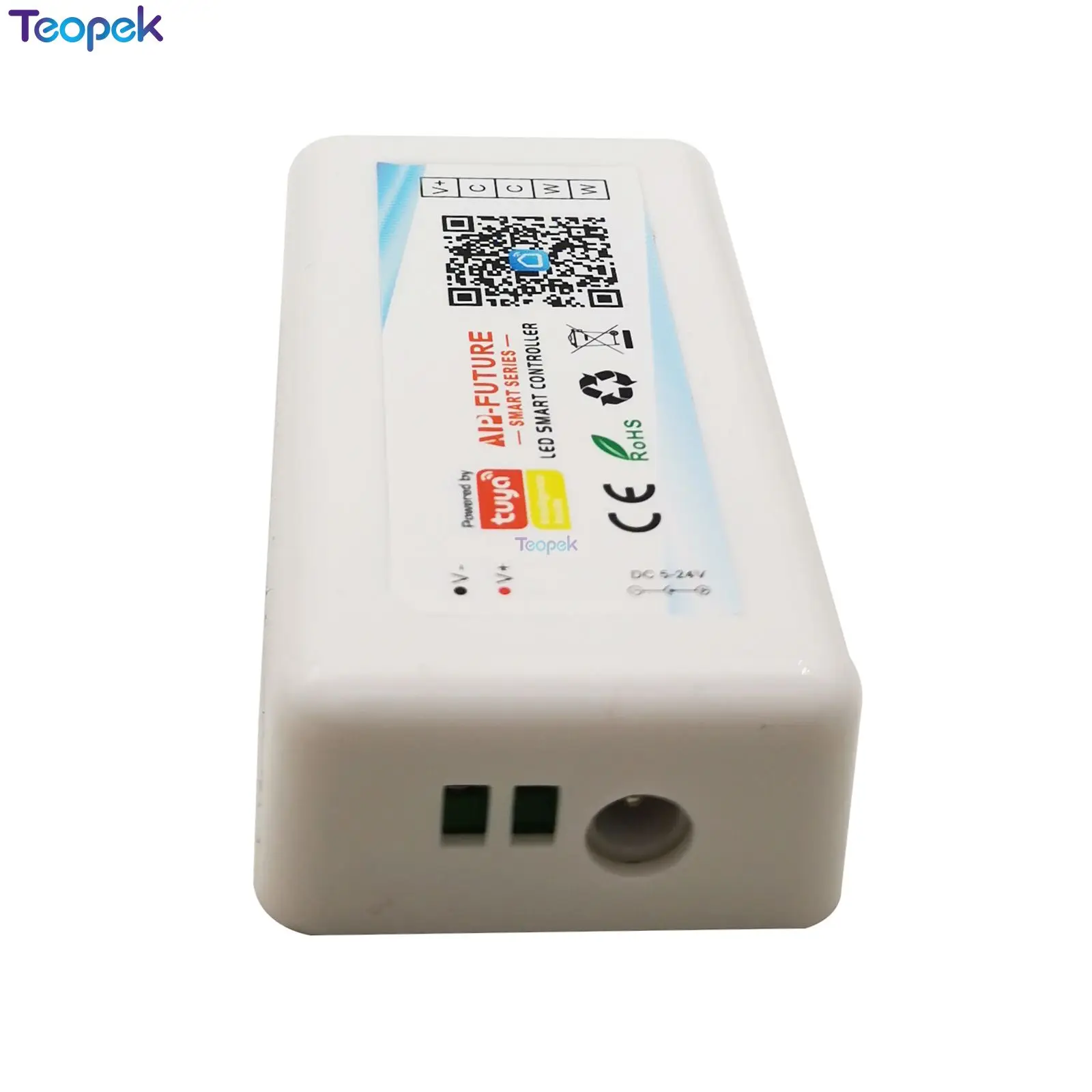 Tuya WiFi LED Controller Voice Control By Alexa Google Assistant DC5V-24V For DIM CCT RGB RGBW RGBCCT LED Strip Smart Life APP