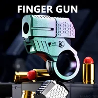 Alloy Throwing Shell Bullet Gun Relieve Stress Ring Spinner Metal Hand Spinner Adult Decompression Toys Stress Relief Office Toy