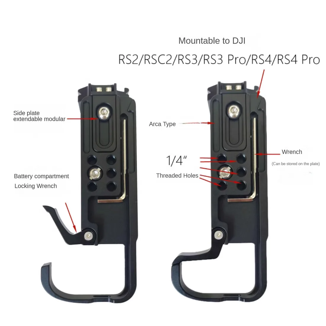 Nikon Z6III L Plate Quick Release Arca Plate Vertical & Horizontal Shooting Switch for Z63 Protection Case Compatible DJI RS4