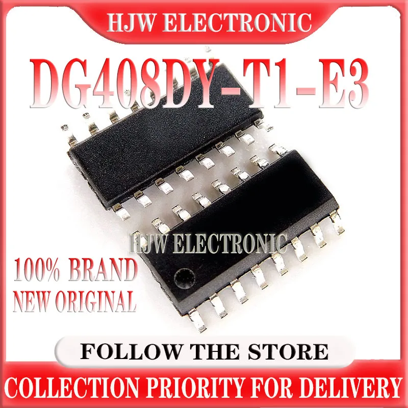 

10-100pcs/Lot DG408DY-T1-E3 SOP-16 DG408DY Multiplexer Switch ICs Single 8:1, 3-bit 20/25V Operating Temperature:- 40 C-+ 85 C