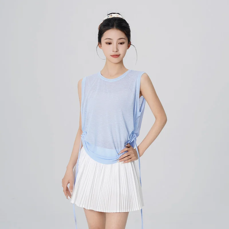 Woman Dance Tops Adult Sleeveless Ballet Training Tops Sports Vest Dance Basic Dance Halter Tops Camisole Tops