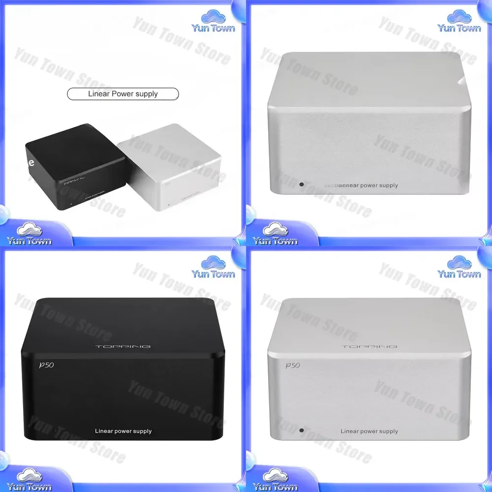 P50 Low Noise Linear Power Supply for Topping E50 D50s DX3 Pro+ D50 III A50 III for Audio Equipment Hi Fi DAC Amplifier