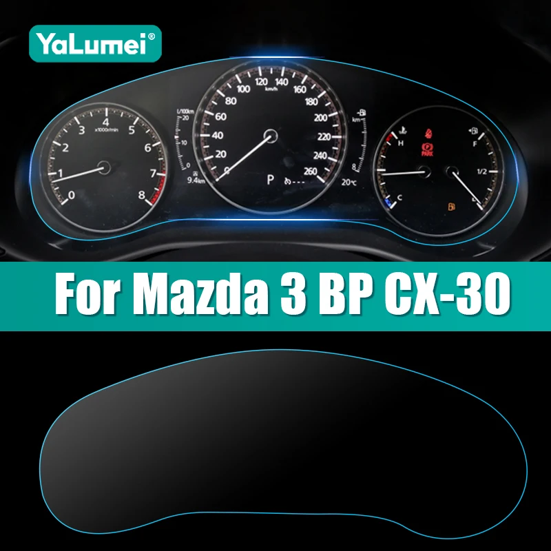 Für Mazda 3 BP CX-30 CX30 2019 2020 2021 2022 2023 2024 2025 Auto Dashboard Film Instrument Panel display TPU Film Zubehör