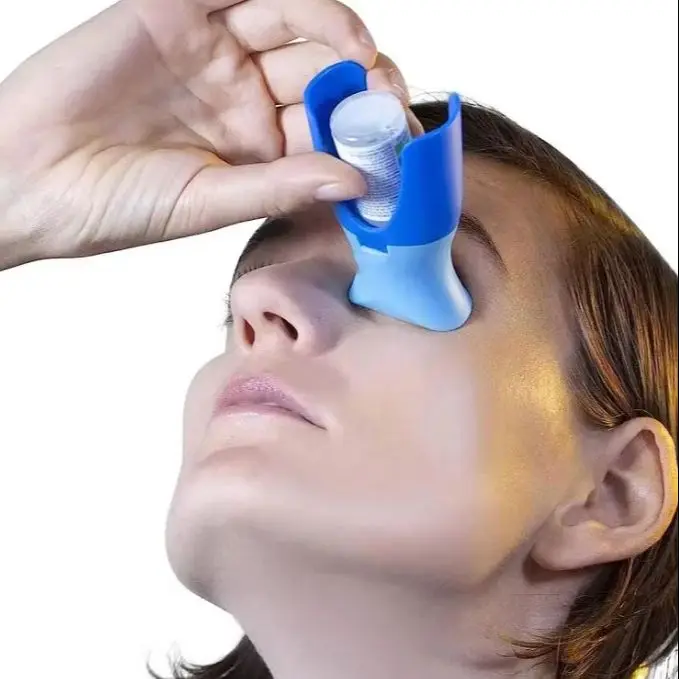 Wiederverwendbare Augentropfen Artefakt Hilfshalterung Tragbare Augentropfen Artefakt Hilfshalterung Dropper Sicherheits- und Hygienegeräte