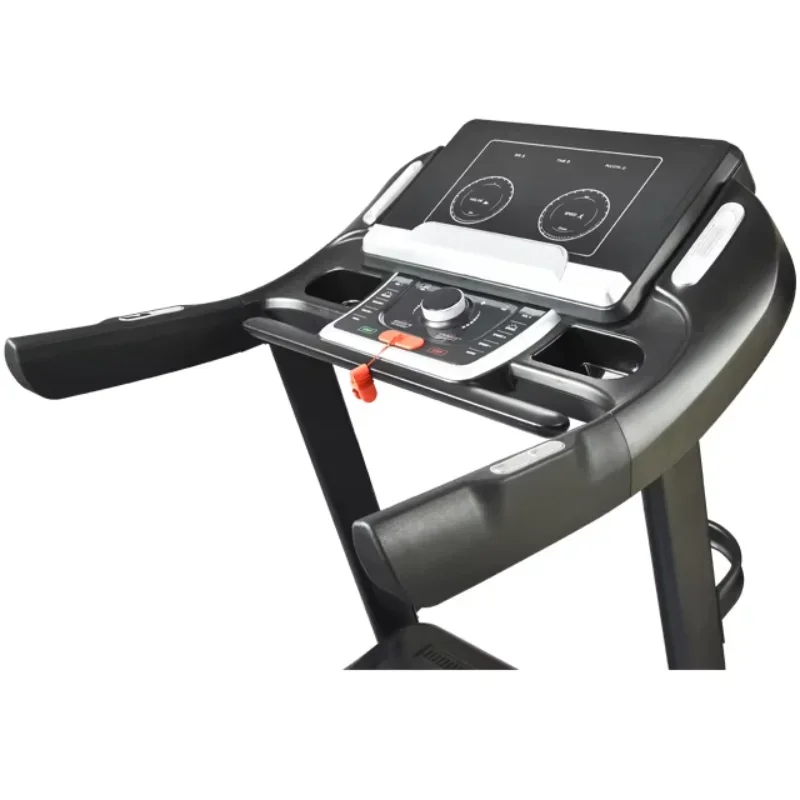 Treadmill, LCD Display 3.5HP Motor, Electric with Heart Rate Detection Treadmill, Fitness Equipment for Home and Gym