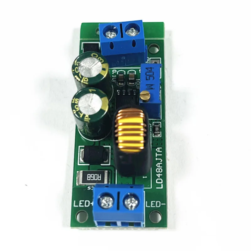 10 יחידות LD48AJTA DC 6-50V 1-3A פוטנציומטר מתכוונן PWM בקר מנהל LED DC-DC להורדת זרם קבוע