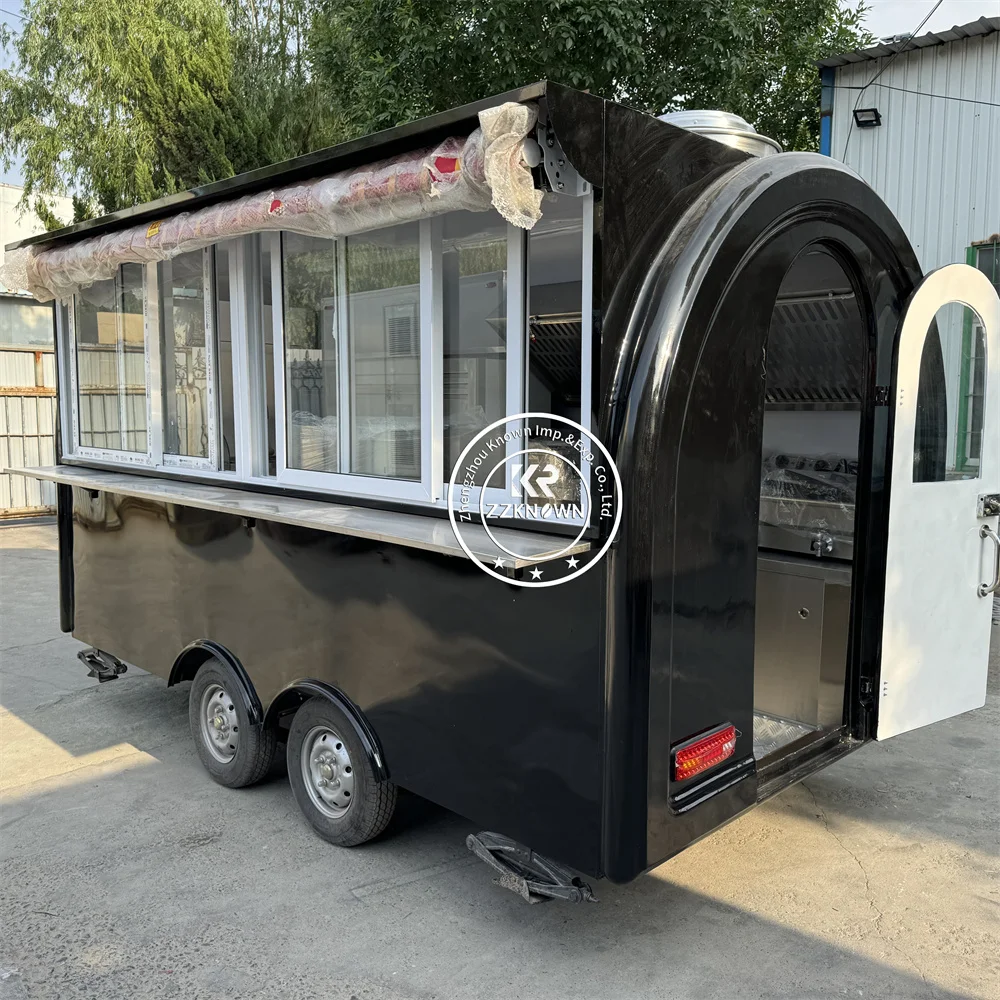 

Street Food Truck Mobile Coffee Pizza Catering Truck Customized Fast Food Trailer Concession Food Trailer With CE