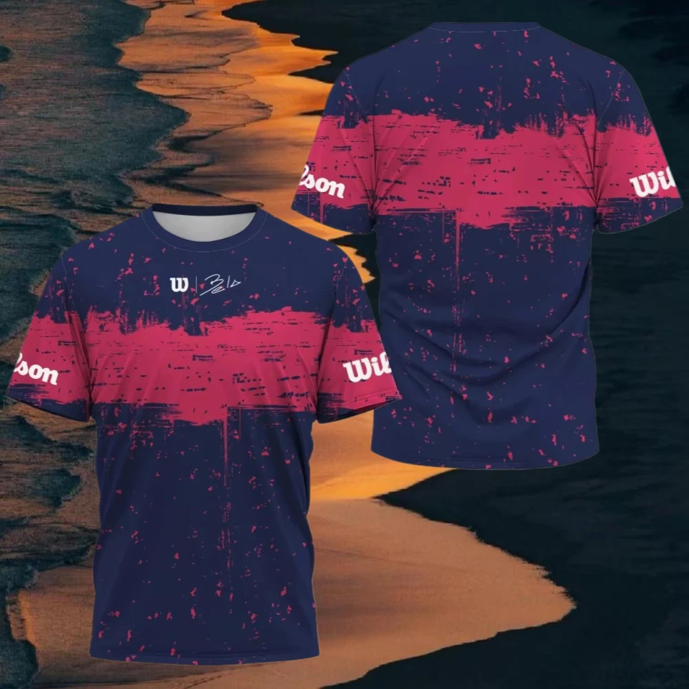 

Men's Tennis T-shirts for Summer 2025, Quick-drying, Comfortable and Breathable Sweatshirts, Neutral Short-sleeved T-shirts