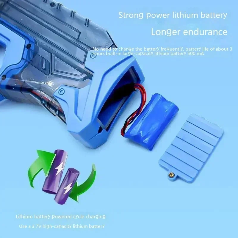 ألعاب مسدس المياه الكهربائية عالية القوة التلقائي امتصاص الماء رذاذ الناسف مسدس الماء لعبة حمام السباحة الصيفية للأطفال الأولاد هدية #6