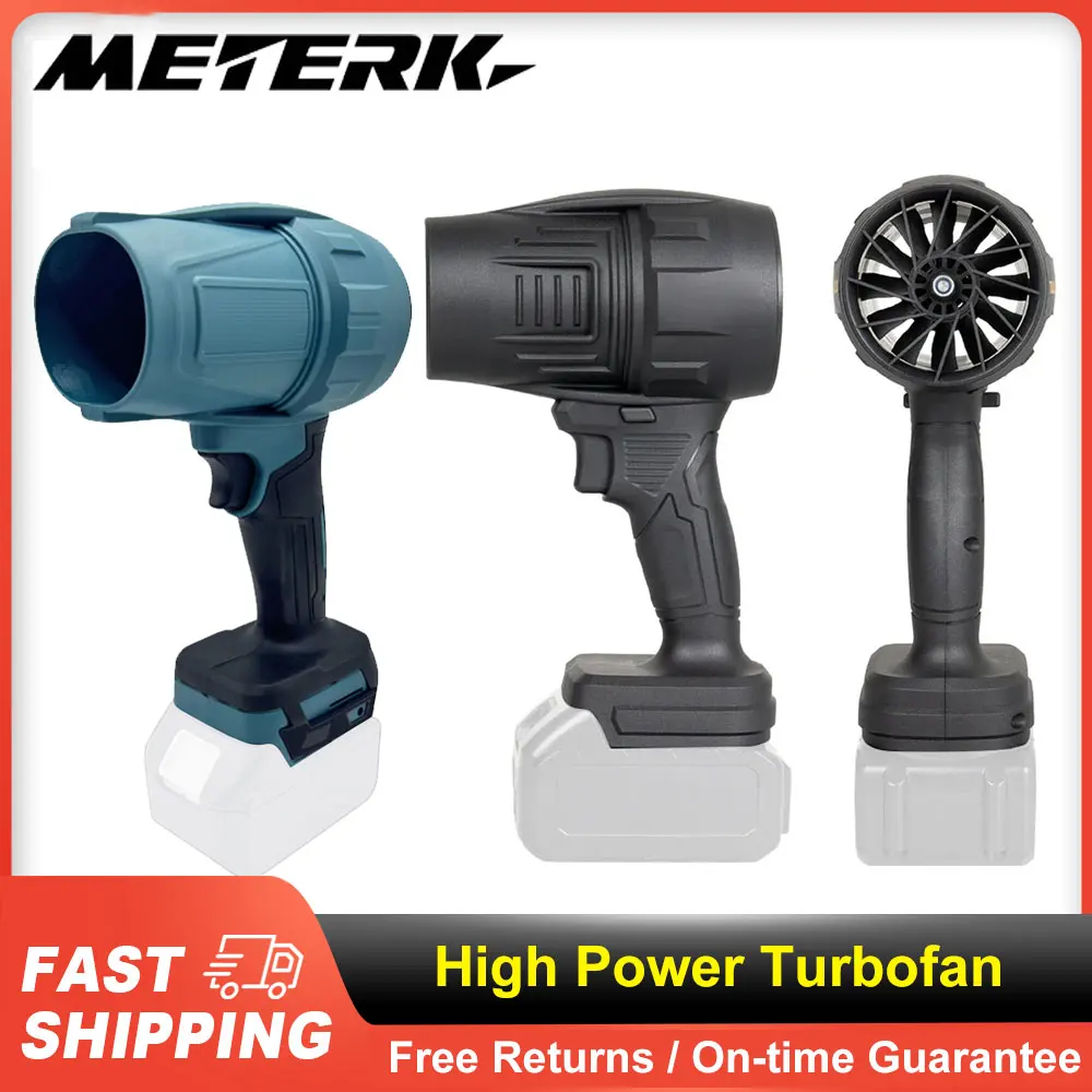 

1000W Turbo Fan Violent Fan 500g Thrust Stepless Speed High Power Turbofan Leaf Blower Handheld Mini Jet Fan for Makita Battery