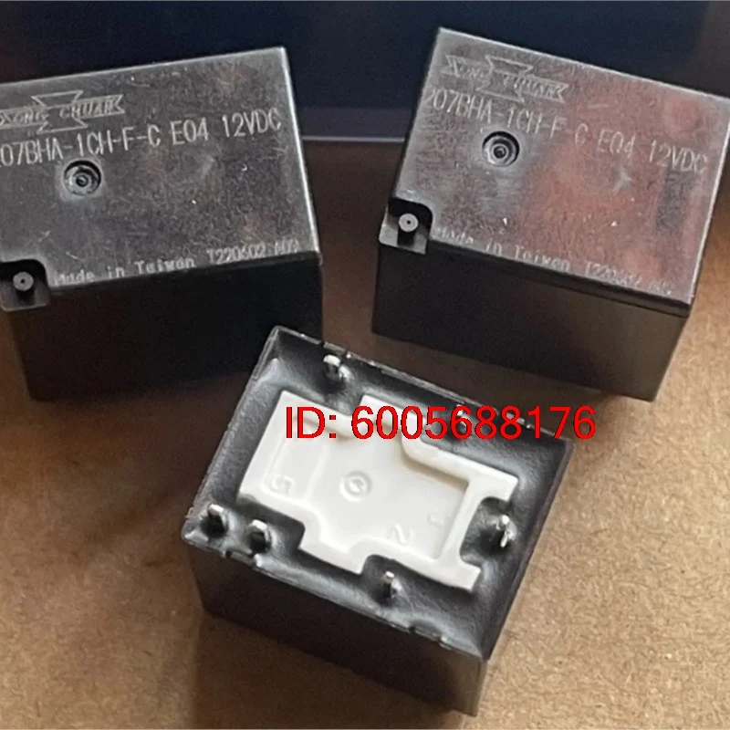 10PCS New 207BHA-1CH-F-C E04 12VDC Relay 6pins
