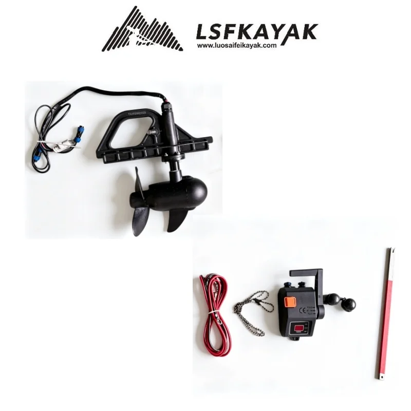 China Factory New Upgraded Waterproof Brushless Hybrid Trolling Motor with One-Key Braking, Kayak Engine for Fin Pedal Kayak