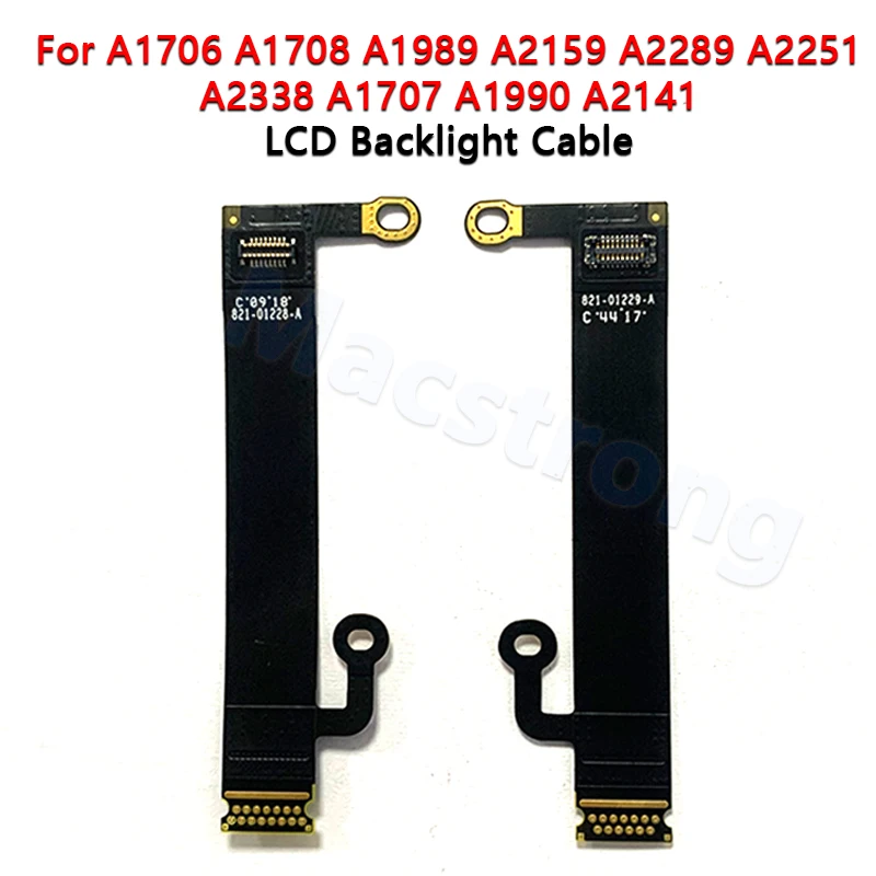 Original A1706 Display Backlight Cable for MacBook A1707 A1708 A1989 A1990 A2141 A2338 A2179 A2337 A1932 LCD Flexgate Cable
