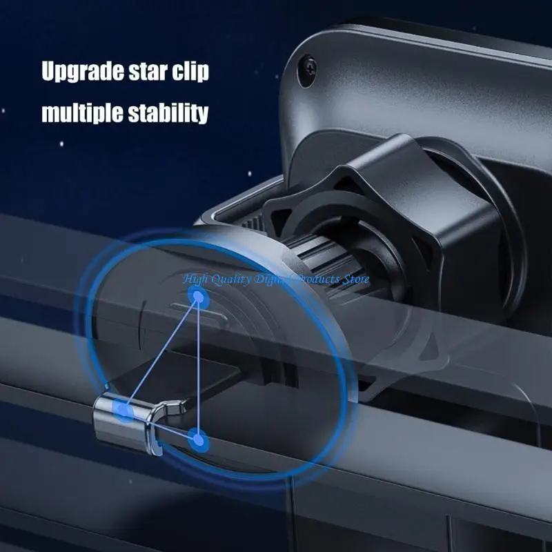 

U2JE 15W Car Wireless Automatic Car Phone Holder for 4.7-6.9inch Mobile Device Fast Charging Station