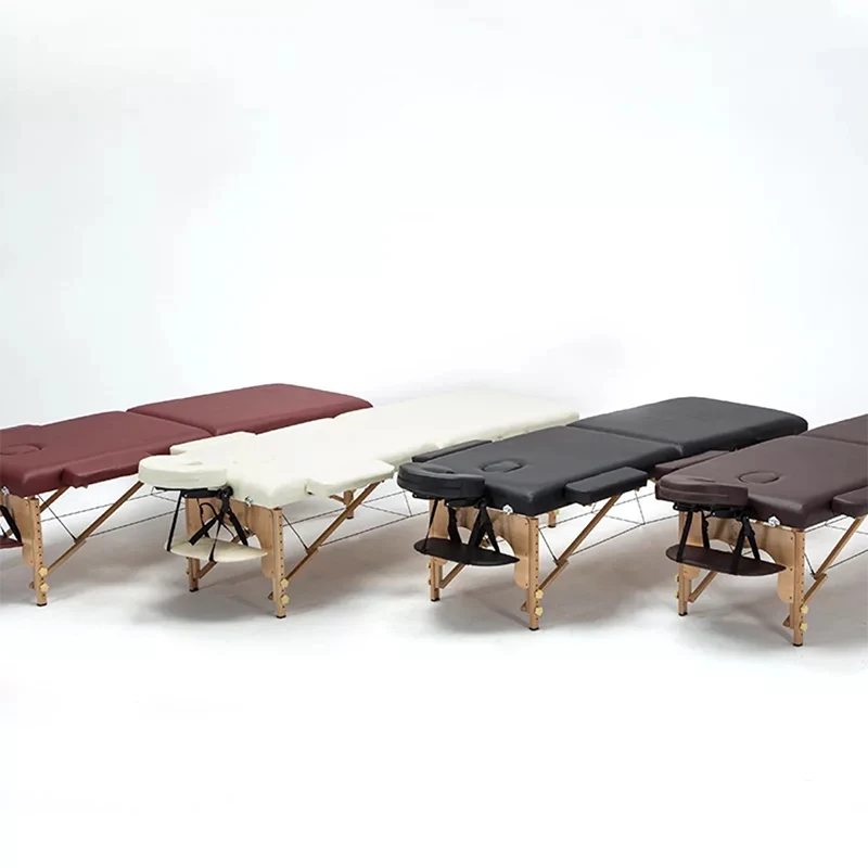 Mesa De Massagem De Spa De Madeira Dobrável, Mobiliário De Salão, Cama De Acupuntura Portátil, Terapia De Beleza, Mesa De Tatuagem, Original