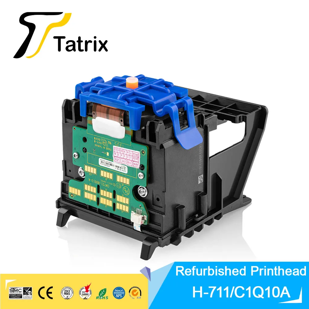 

Tatrix C1Q10 для печатающей головки HP 711 711, печатающая головка для принтера HP DesignJet T120 T125 T130 T520 T525 T530