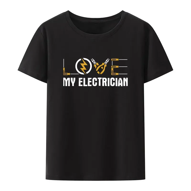 Funny Hombre Novelty Creative Street Fashion Hipster Cool Camisetas Save A Fuse Blow An Electrician Gifts Modal Print T Shirt