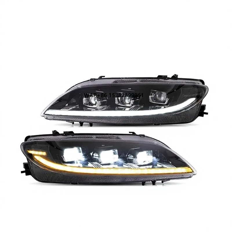 

For 6 GG1 2003-2008 LED Headlights Assembly Fit for Sedan Wagon Hatchback W/ Dynamic Animation Sequential