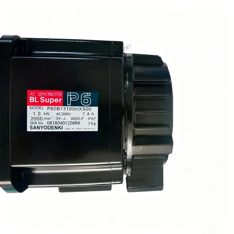SANYO P60B13100HXS00 Servo Motor 1000W Used in Good Condition Ready to Run