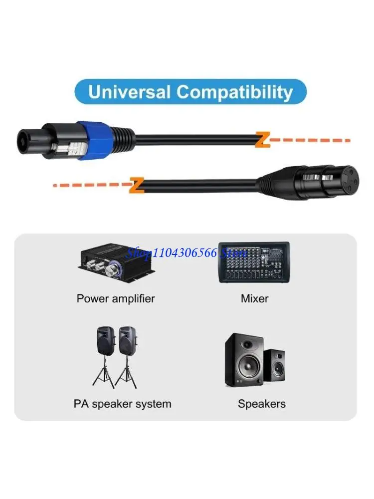 

02dd Speakon до xlr Женского удлинительного кабеля.