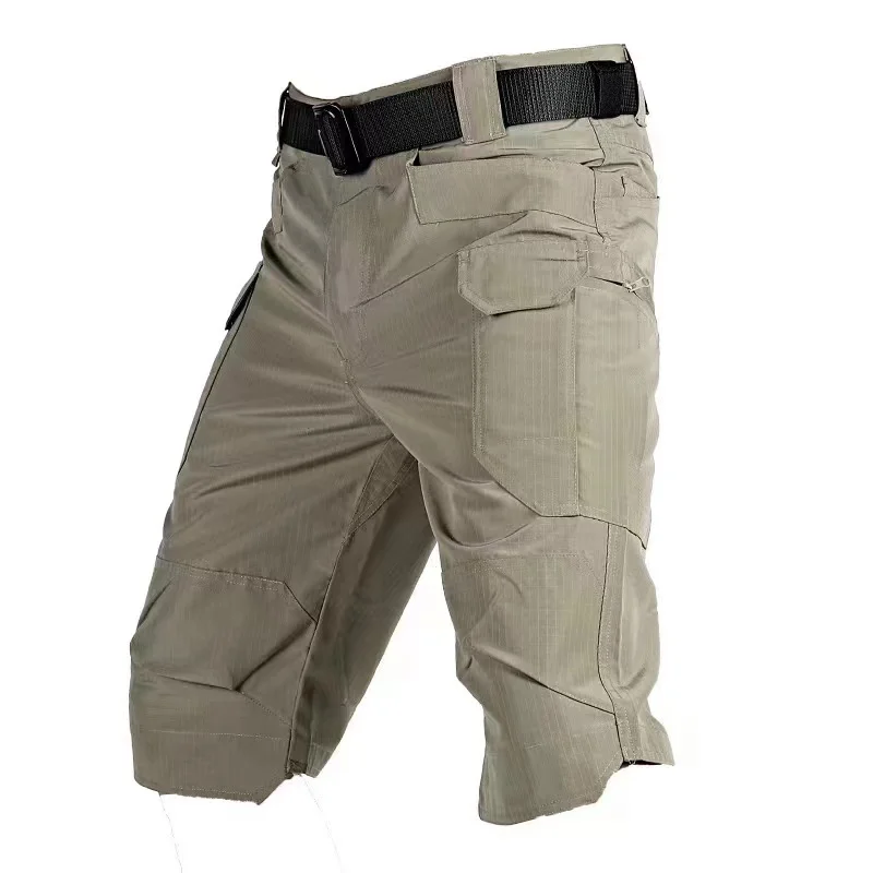 Men\'s Outdoor Ripstop Tactical Combat Summber Shorts Camping Climbing Hiking Anti resistance Multi-pockets M-6XL Pants Toursers