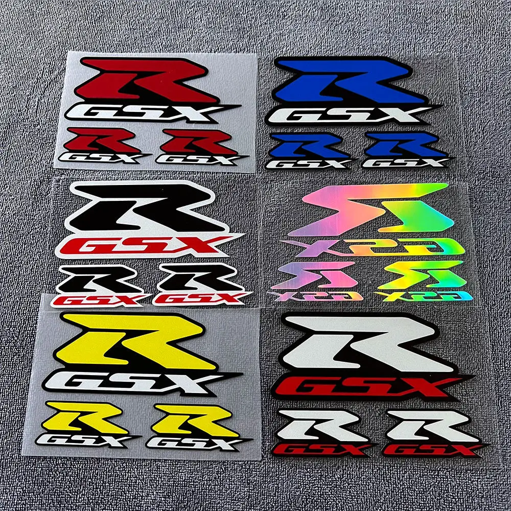 Conjunto de 2 Adesivos Refletivos e Impermeáveis para Motocicletas Suzuki - Decalques para Carroceria Gsx250r 600 750 1000 - Proteção contra Arranhões